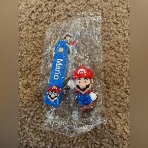 New Mario Keychain with Blue Strap